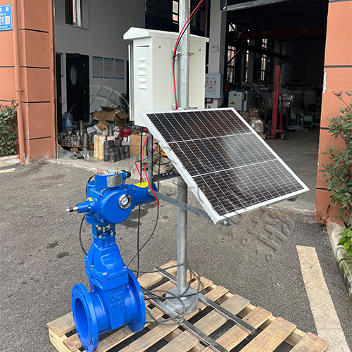 贵池皓久 Z945X-16Q免布线太阳能电动闸阀 农业灌溉 支持远程智能控制